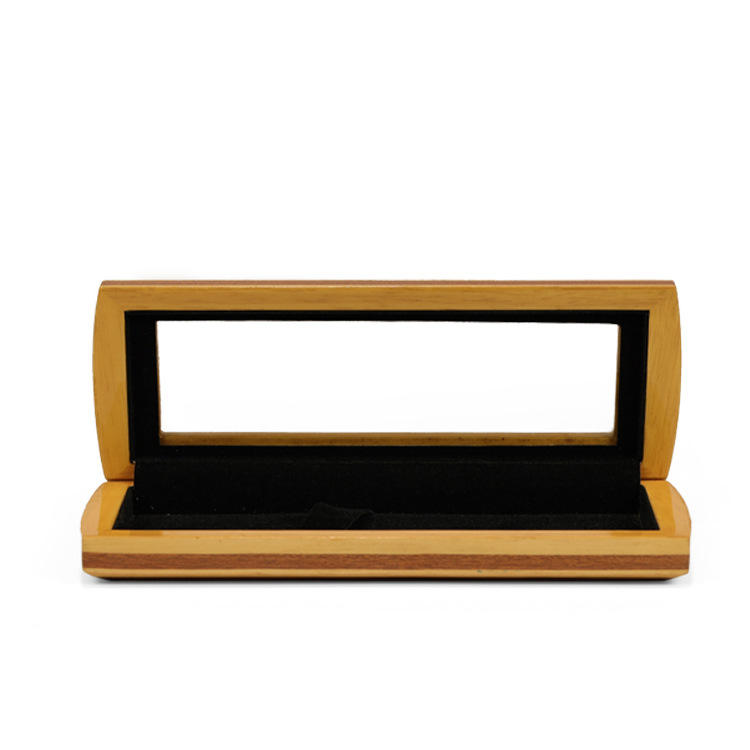 صندوق ساعة خشبي مخصص بشعار الماركة