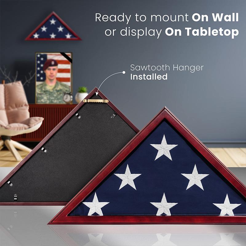 flag display case	